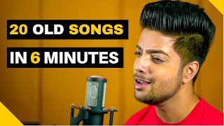 20 Old Songs in 6 Minutes  Old Songs Mashup  Bollywood Retro Medley 5  Siddharth Slathia [upl. by Nylzor]