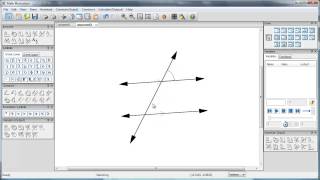 Creating Parallel Lines and Congruent Angles in Math Illustrations [upl. by Nyllewell]