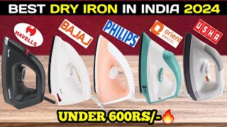 Best Dry Iron in India Under 600⚡Best Iron for Clothes 2024🔥 [upl. by Anaillil675]