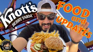 KNOTTS BERRY FARM FOOD and 2022 UPDATES  A GIGA COASTER [upl. by Keifer]