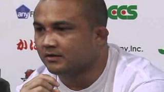 BJ Penn After Loss To Lyoto Machida at K1 Heros  MMA Weekly News [upl. by Sayette]