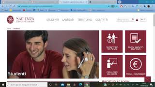 Sapienza University of Rome enrolment Iscrizione e pagamento online Academic Year 202021 [upl. by Leahcimauhsoj]