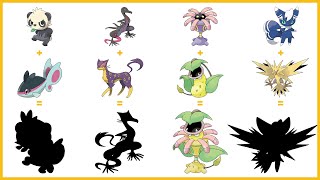 Pokemon Fusion Compilation 261  zapdos  meowstic  victreebel  lileep  liepard  salazzle [upl. by Noreen271]