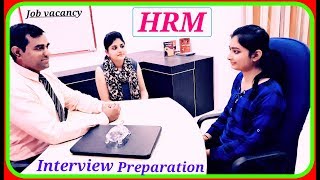 HRM Interview  Human Resource Management  MBA Interview  MBA HR Interview for fresher [upl. by Rofotsirk]