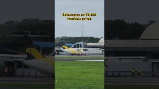 Balizamento aeroporto de Joinville atr 72500 da voepass chegando de congonhas Matrícula psvpb [upl. by Adnuhsed]