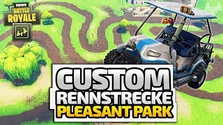 Custom Rennstrecke Pleasant Park  ♠ Fortnite Battle Royale Playground ♠  Deutsch  Dhalucard [upl. by Emaj]