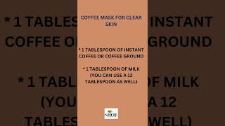 DIY COFFEE FACE MASKSCOFFEE MASK FOR TIRED FACE• [upl. by Adabelle191]