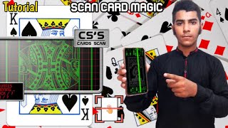 Scan card magic app Tutorial Card Scan for any Choice Card Magician Mind on audience [upl. by Campball]