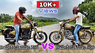 Drag Race  Classic 350 Vs Classic 500 Cruising Monsters Battle [upl. by Ennagem722]