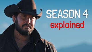 YELLOWSTONE Season 4 Explained  Recap amp Breakdown [upl. by Ebner]