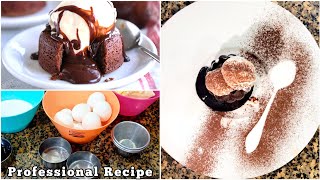 Molten Lava cake made in chocolate Academy Rawalpindi professional Recipe in COTHM [upl. by Bonne]