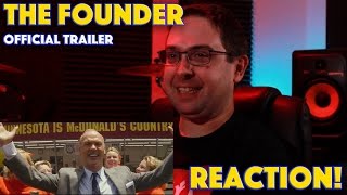 REACTION The Founder Official Trailer  Michael Keaton [upl. by Neisa201]