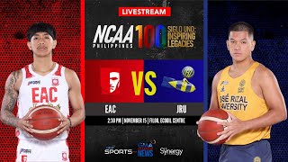 EAC vs JRU Men’s Basketball  NCAA Season 100  Replay [upl. by Eerbua574]