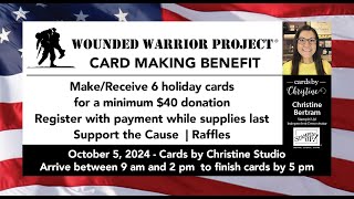 Wounded Warrior Card Benefit Raffle Baskets Galore [upl. by Hebbe797]