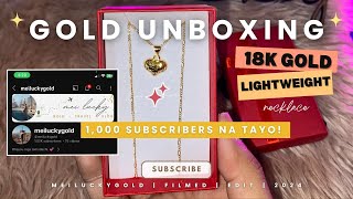 18K GOLD LIGHTWEIGHT Figaro Chain Diacut Heart Saudi Gold  1K Subscriber na tayo  meiluckygold [upl. by Dennet]