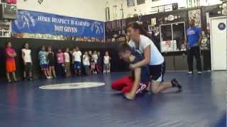 UGA KIDS GRAPPLING JACOB VS ARIEN 102912 [upl. by Cheshire]