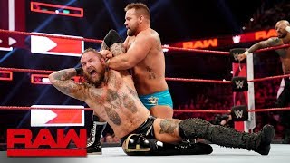 Aleister Black amp Ricochet vs The Revival Raw March 25 2019 [upl. by Skutchan]