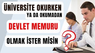 ÜNİVERSİTE OKURKEN MEMUR OLMAK  KPSS ORTAÖĞRETİM NE ZAMAN  Lise Mezunu Memur Alımı 2022 [upl. by Asaeret]