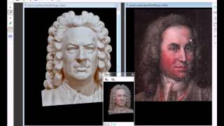 Morphing facial J S Bach  Music Jon schmidt  Air on the F String [upl. by Glenden897]