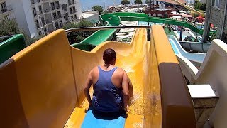 Kamikaze Water Slide at Marmaris Atlantis Waterpark [upl. by Casavant]