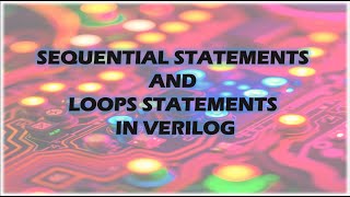 Sequencial and loop statements in verilog  shashidhar mali  1VE23EC099  DSDV  svce [upl. by Kelda]