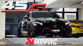 AKRAPOVIC MERCEDES AMG CLA45S C118  STAGE 2 M139 [upl. by Yromas872]