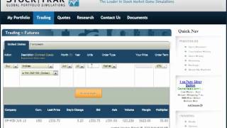 How To Trade Futures on StockTrak [upl. by Donahue799]