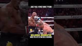 Jake Paul vs Mike Tyson melhores momentos shorts short [upl. by Salohcin]