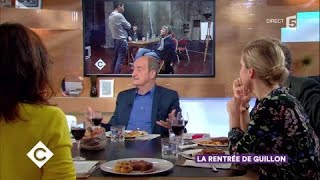 Stéphane Guillon et Sarah Biasini au dîner  C à Vous  14092017 [upl. by Dnaltiak357]