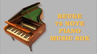 Vintage Reuge 72 Note Piano Music Box [upl. by Ardnasak]