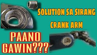 Crank arm loose thread SOLVED [upl. by Eniac205]