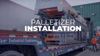 Genesee Brewery Palletizer Install [upl. by Iramohs180]