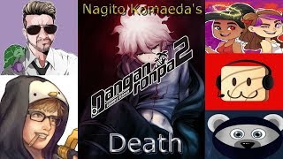 YouTubers React to Nagito Komaeda’s Death  SDR2 [upl. by Imrots]