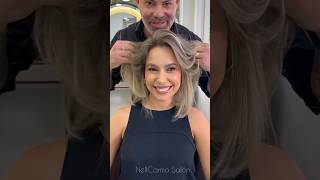 Mechas em cabelos fino Corte long bob cabelo haircuts bobcut [upl. by Lenee832]