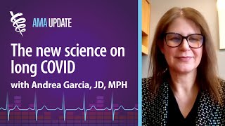 The latest research on long COVID symptoms treatments amp more with Andrea Garcia JD MPH [upl. by Ethbin]