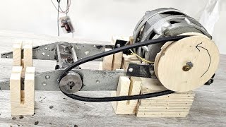 Amazing Woodworking Tool Made with Washing Machine Motor [upl. by Christis]