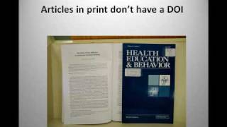 Citing Journal Articles in the APA Style [upl. by Euqinobe]