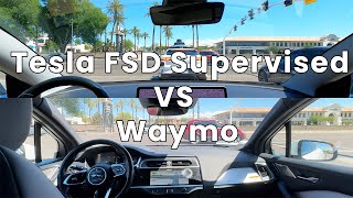 Tesla FSD 1236 vs Waymo Our Closest Race Yet [upl. by Sidwell744]