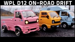 WPL D12 ONROAD DRIFT MODampRUNCHEAP RC CAR [upl. by Peta]