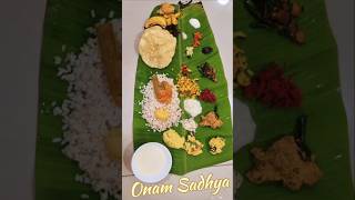 Onam Sadhya 2024 with 28 Items  Vegetables Feast Kerala onam sadhya shorts uae trending [upl. by Harias600]