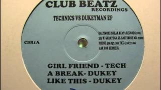 dj technics  Girlfriend technics vs dukey man baltimore club [upl. by Cohette]