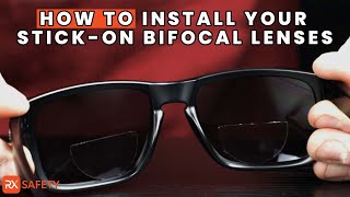 HOW TO Install Your StickOn Bifocal Lenses [upl. by Wehttam503]