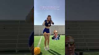 cheerleader laceycheers greenscreen football nfl lacey allstarmoment cheer duet brent [upl. by Dickson937]