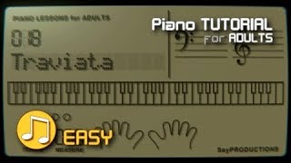 Traviata Overture  Piano Tutorial [upl. by Killigrew]