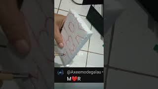 diy creative art M♥️R simple letter special request by subscriber [upl. by Oenire]