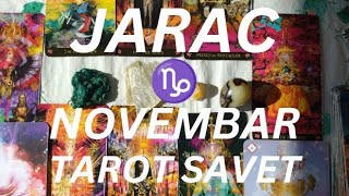 JARAC ♑ Karmičko razvezivanje i kraj teškog perioda ✨❤️🍀 NOVEMBAR TAROT SAVET [upl. by Anneis]