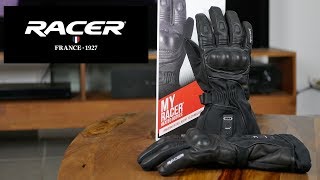 Test des gants hiver chauffants Racer Heat 3  tranquillement au chaud [upl. by Schell173]