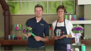 Decorating Vases amp Enhancing Handtied Bouquets using Flex Wrap [upl. by Hatnamas]