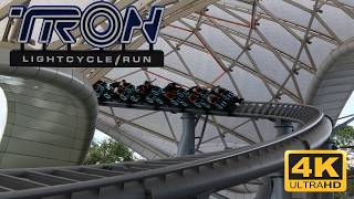 TRON Lightcycle  Run  Magic Kingdom  4K Back Row POV [upl. by Masuh]