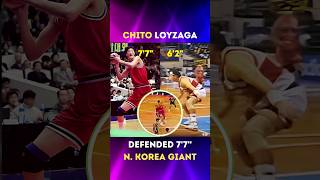 Chito Loyzaga Vs 77quot N Korea Giant Part 1🔥 [upl. by Barimah]